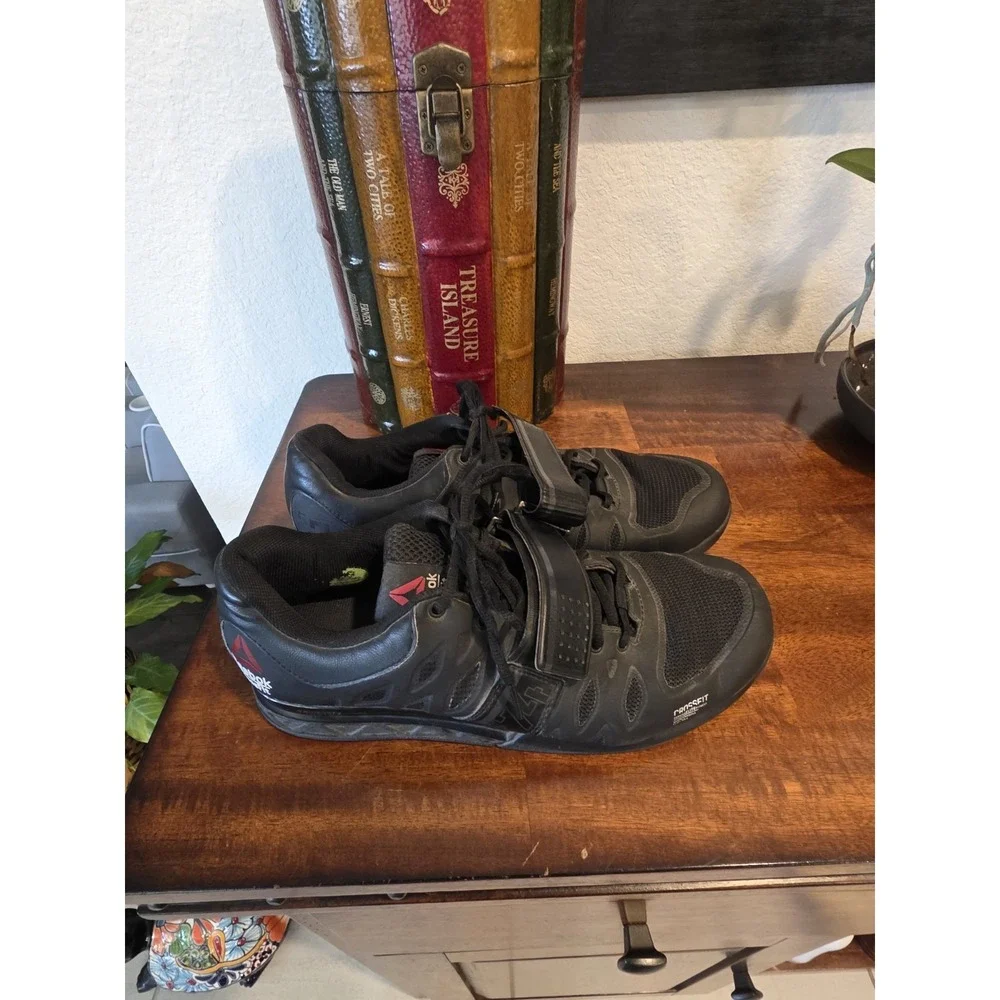 Reebok Crossfit Shoes Mens Size‎ 10  Powerbax ETC Technology Black Sneakers